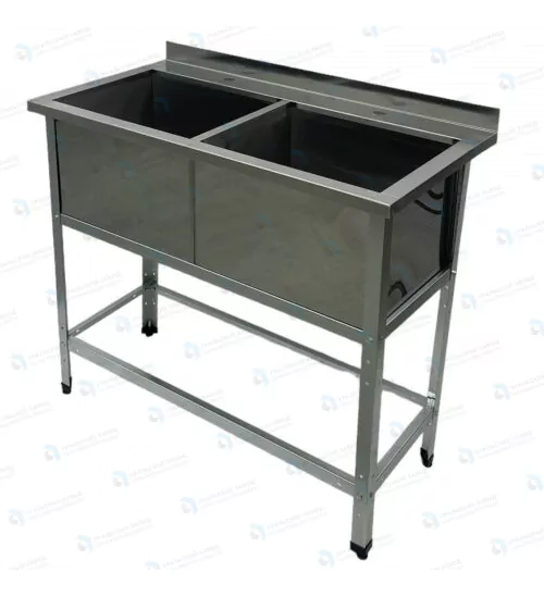 Ванна моечная двухсекционная сварная ВМС 600/2 "Стандарт"