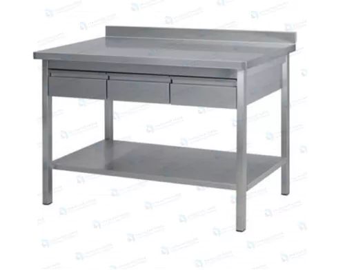 Стол производственный с выдвижными ящиками СПОЯ 1200x600x860